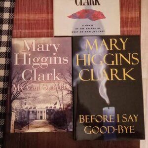 3 Mary Higgins Clark HARDBACK books